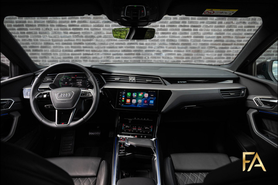 Audi e-tron Sportback S quattro 95 kWh 504PK|Panodak|Ruitleder|Carbon|22Inch|Trekhaak