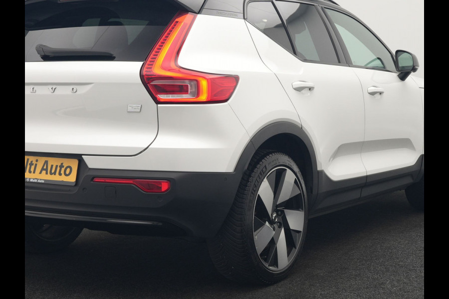 Volvo XC40 Recharge Twin Ultimate 78 kWh 408pk Dealer O.H. | Trekhaak Af Fabriek | Panodak | 360 Camera | Adaptive Cruise | Harman / Kardon | Alcantara Sportstoelen Memory & Verwarmd | Google Assistent | Keyless | Stuur Verwarmd | Blis |