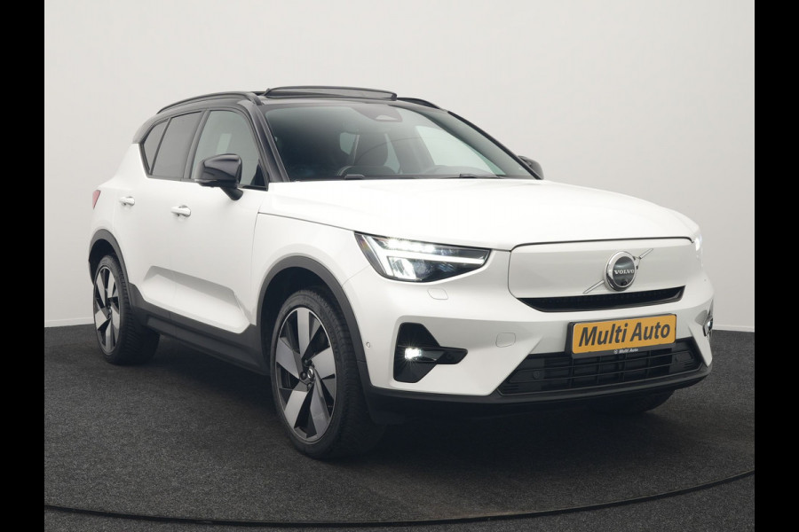 Volvo XC40 Recharge Twin Ultimate 78 kWh 408pk Dealer O.H. | Trekhaak Af Fabriek | Panodak | 360 Camera | Adaptive Cruise | Harman / Kardon | Alcantara Sportstoelen Memory & Verwarmd | Google Assistent | Keyless | Stuur Verwarmd | Blis |