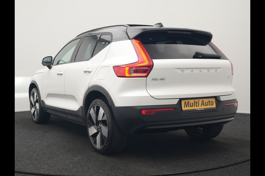 Volvo XC40 Recharge Twin Ultimate 78 kWh 408pk Dealer O.H. | Trekhaak Af Fabriek | Panodak | 360 Camera | Adaptive Cruise | Harman / Kardon | Alcantara Sportstoelen Memory & Verwarmd | Google Assistent | Keyless | Stuur Verwarmd | Blis |