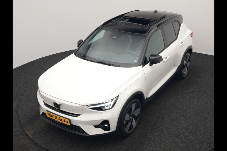 Volvo XC40 Recharge Twin Ultimate 78 kWh 408pk Dealer O.H. | Trekhaak Af Fabriek | Panodak | 360 Camera | Adaptive Cruise | Harman / Kardon | Alcantara Sportstoelen Memory & Verwarmd | Google Assistent | Keyless | Stuur Verwarmd | Blis |