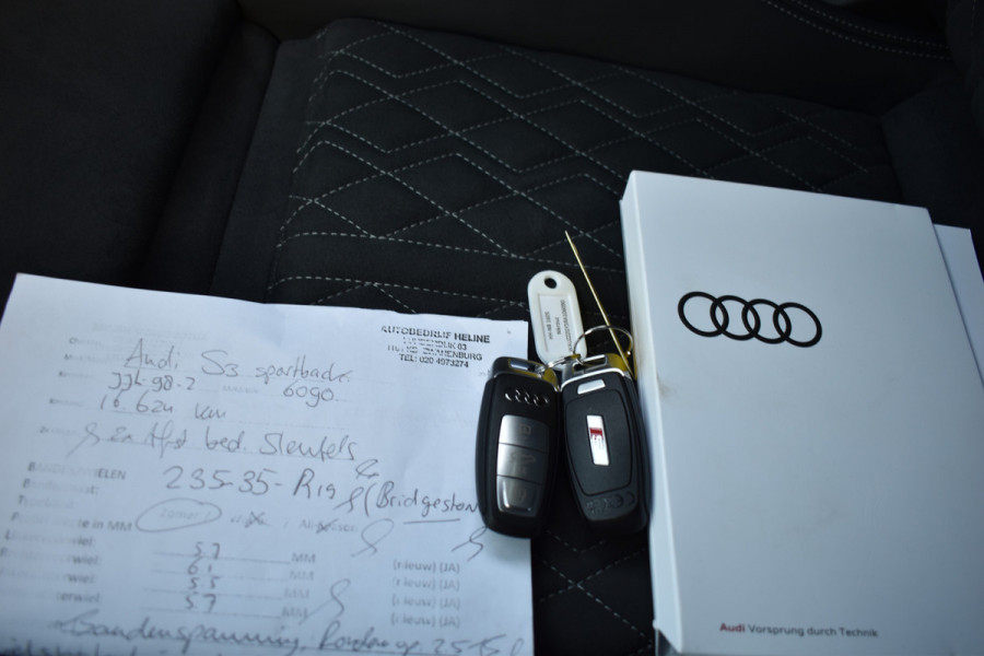 Audi A3 Sportback 2.0 TFSI S3 QUATTRO 310PK S-TRONIC S3-SPORT CAMERA/LEDER/CARPLAY