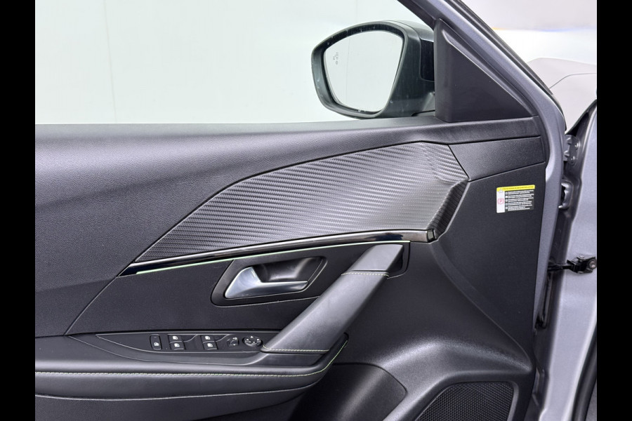 Peugeot e-208 EV GT 350 50kWh Navi Ecc 360°Camera Panoramadak Apple Carplay Android Auto Adap.Cruise Stoelverwarming Privacy Glas DAB+ Bluetooth Keyless Dodehoekdetectie 1e Eigenaar Origineel Nederlandse Auto Dealeronderhouden