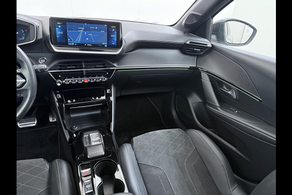 Peugeot e-208 EV GT 350 50kWh Navi Ecc 360°Camera Panoramadak Apple Carplay Android Auto Adap.Cruise Stoelverwarming Privacy Glas DAB+ Bluetooth Keyless Dodehoekdetectie 1e Eigenaar Origineel Nederlandse Auto Dealeronderhouden