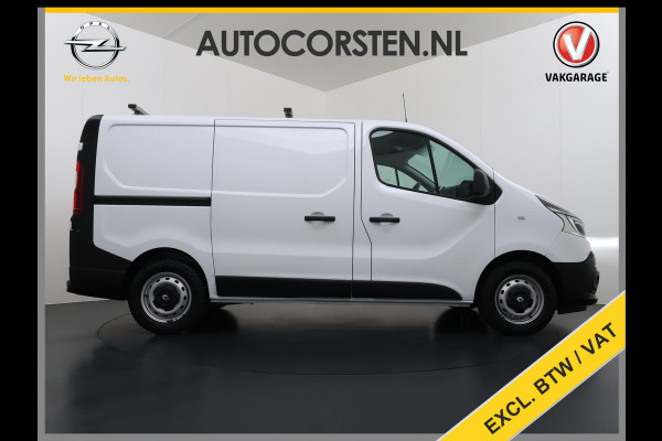 Renault Trafic 2.0dCi 120PK T29 L1H1 3-Persoons Trekhaak Euro 6 Apple Carplay Android Auto Airco Navi Cruise Control Led Bluetooth Pdc Betonplex Vloer Wandbetimmering Schuifdeur 1e Eigenaar Origineel Nederlandse Bus