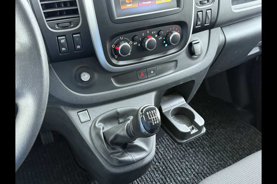 Renault Trafic 2.0dCi 120PK T29 L1H1 3-Persoons Trekhaak Euro 6 Apple Carplay Android Auto Airco Navi Cruise Control Led Bluetooth Pdc Betonplex Vloer Wandbetimmering Schuifdeur 1e Eigenaar Origineel Nederlandse Bus