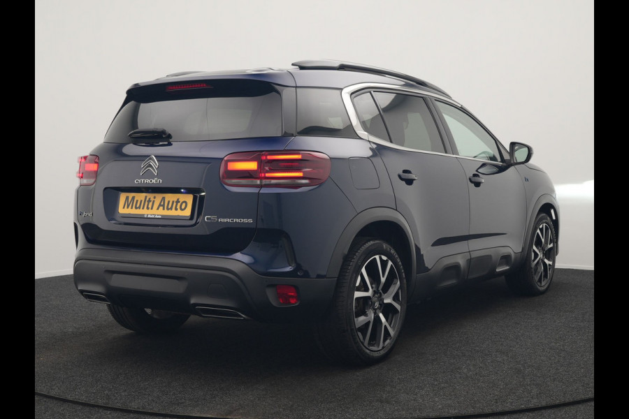 Citroën C5 Aircross 1.6 Shine FACELIFT MODEL PHEV 225pk Dealer O.H. | Panodak | Adaptive Cruise | 360 Camera | Lederen Comfortzetels Memory & Massage | Stoelverwarming | Apple Carplay | Blis | Keyless | Navigatie | DAB | Plug In Hybrid |