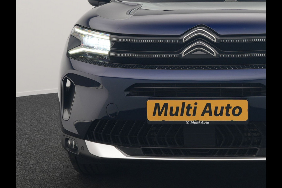 Citroën C5 Aircross 1.6 Shine FACELIFT MODEL PHEV 225pk Dealer O.H. | Panodak | Adaptive Cruise | 360 Camera | Lederen Comfortzetels Memory & Massage | Stoelverwarming | Apple Carplay | Blis | Keyless | Navigatie | DAB | Plug In Hybrid |