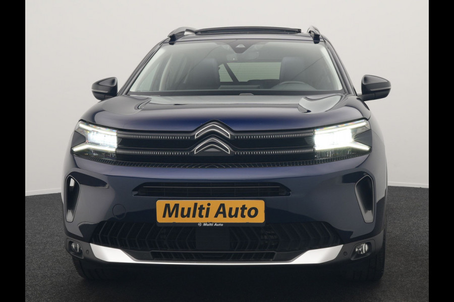 Citroën C5 Aircross 1.6 Shine FACELIFT MODEL PHEV 225pk Dealer O.H. | Panodak | Adaptive Cruise | 360 Camera | Lederen Comfortzetels Memory & Massage | Stoelverwarming | Apple Carplay | Blis | Keyless | Navigatie | DAB | Plug In Hybrid |