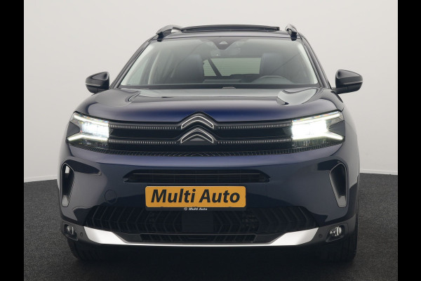 Citroën C5 Aircross 1.6 Shine FACELIFT MODEL PHEV 225pk Dealer O.H. | Panodak | Adaptive Cruise | 360 Camera | Lederen Comfortzetels Memory & Massage | Stoelverwarming | Apple Carplay | Blis | Keyless | Navigatie | DAB | Plug In Hybrid |