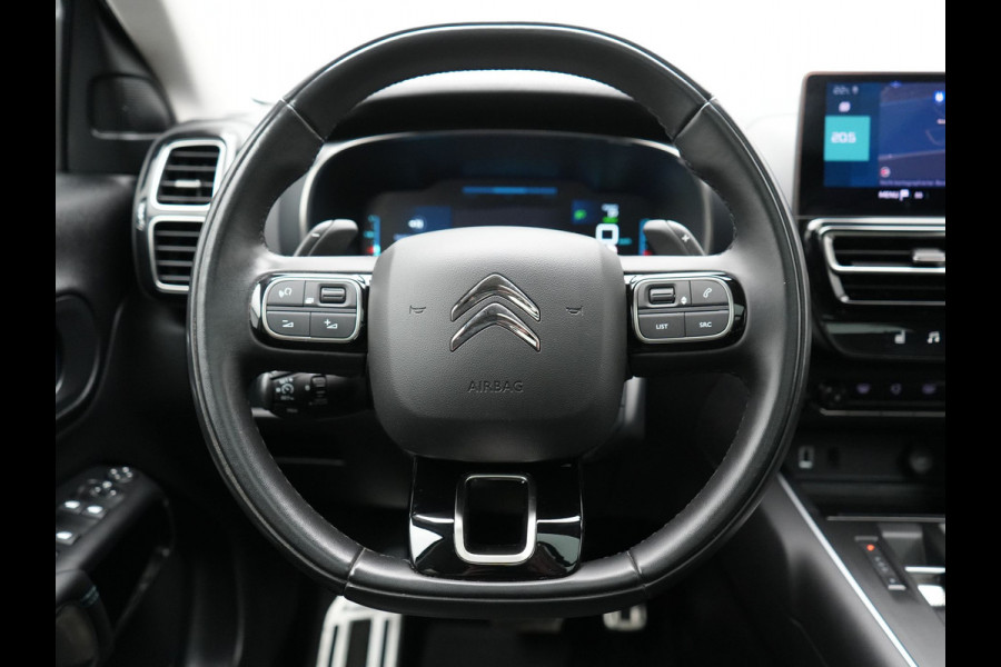 Citroën C5 Aircross 1.6 Shine FACELIFT MODEL PHEV 225pk Dealer O.H. | Panodak | Adaptive Cruise | 360 Camera | Lederen Comfortzetels Memory & Massage | Stoelverwarming | Apple Carplay | Blis | Keyless | Navigatie | DAB | Plug In Hybrid |