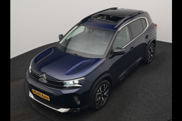 Citroën C5 Aircross 1.6 Shine FACELIFT MODEL PHEV 225pk Dealer O.H. | Panodak | Adaptive Cruise | 360 Camera | Lederen Comfortzetels Memory & Massage | Stoelverwarming | Apple Carplay | Blis | Keyless | Navigatie | DAB | Plug In Hybrid |