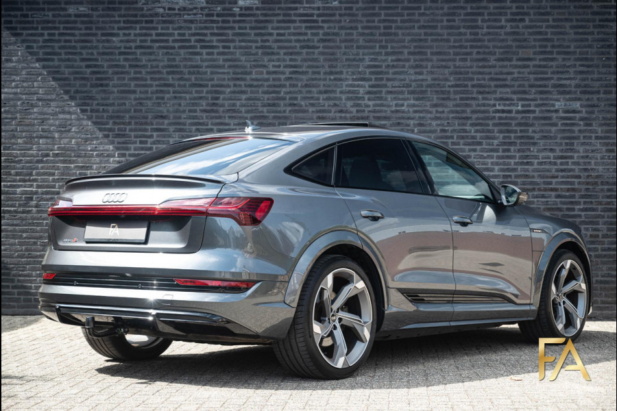 Audi e-tron Sportback S quattro 95 kWh 504PK|Panodak|Ruitleder|Carbon|22Inch|Trekhaak