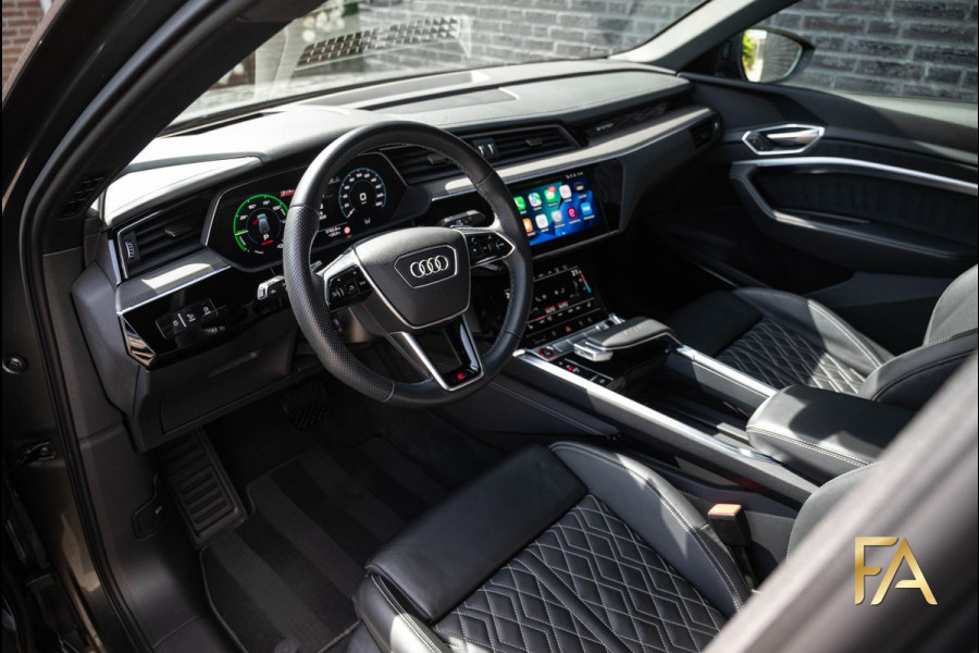 Audi e-tron Sportback S quattro 95 kWh 504PK|Panodak|Ruitleder|Carbon|22Inch|Trekhaak