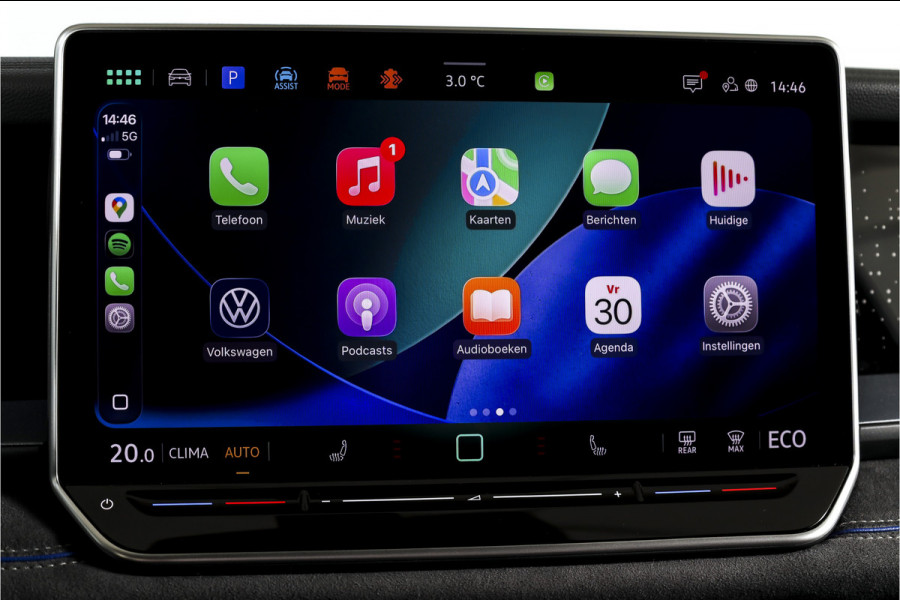 Volkswagen Tayron 1.5 eHybrid 272 PK R-Line Edition | Black Style Pakket | S/K-Panodak | Elek. Trekhaak | Dig. Cockpit | Adapt. Cruise | Stoel-+Stuurverw. | Camera | App. Connect | ECC | Elek. Klep | LM 20" | 5694