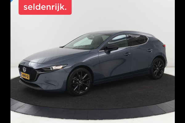 Mazda 3 2.0 e-SkyActiv-G M Hybrid 150 Homura | Stoelverwarming | Head-Up | Adaptive cruise | Camera | Carplay | Keyless | Full LED | Navigatie | Dodehoek detectie | 58.800km NAP | Origineel NL