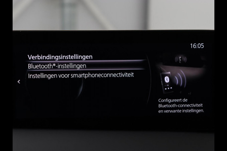 Mazda 3 2.0 e-SkyActiv-G M Hybrid 150 Homura | Stoelverwarming | Head-Up | Adaptive cruise | Camera | Carplay | Keyless | Full LED | Navigatie | Dodehoek detectie | 58.800km NAP | Origineel NL