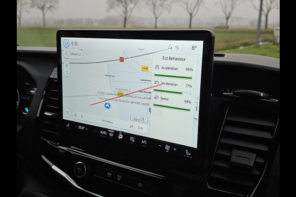 Ford E-Transit 390 L3 89Kwh electrisch, gesloten laadbak, laadklep, zijdeur, airco, automaat, navi, spoiler, NIEUW!!