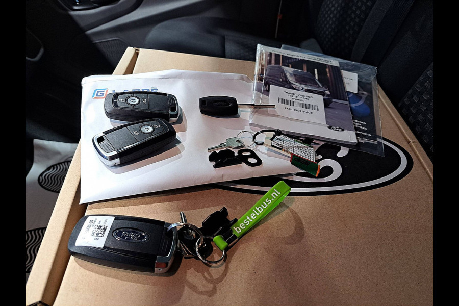 Ford E-Transit 390 L3 89Kwh electrisch, gesloten laadbak, laadklep, zijdeur, airco, automaat, navi, spoiler, NIEUW!!