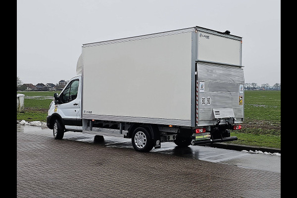 Ford E-Transit 390 L3 Trend 89 kWh electrisch, gesloten laadbak, laadklep, zijdeur, airco, automaat, navi, spoiler, NIEUW!!