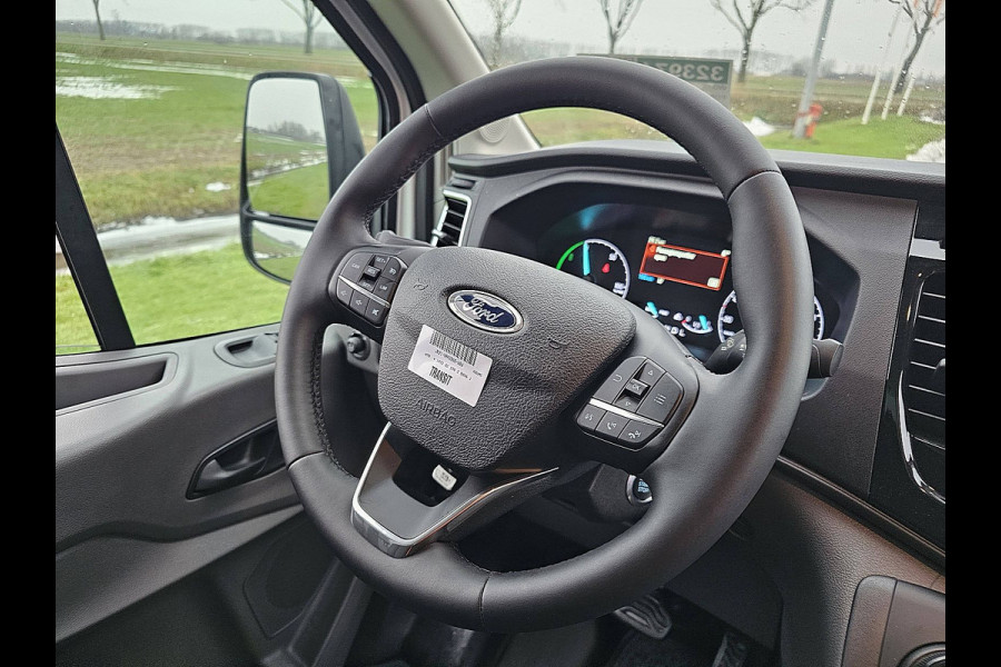 Ford E-Transit 390 L3 Trend 89 kWh electrisch, gesloten laadbak, laadklep, zijdeur, airco, automaat, navi, spoiler, NIEUW!!