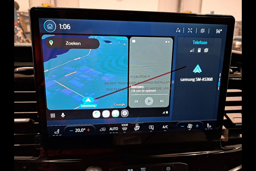 Ford E-Transit 390 L3 Trend 89 kWh electrisch, gesloten laadbak, laadklep, zijdeur, airco, automaat, navi, spoiler, NIEUW!!