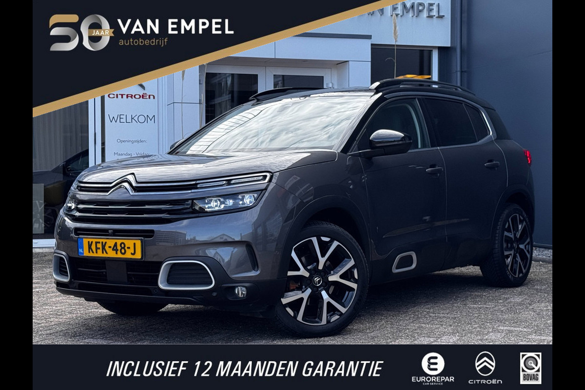 Citroën C5 Aircross 1.6 PureTech Shine | 180 PK | Leder + Memory | 360 Camera | Elek. Achterklep | Stoelverwarming