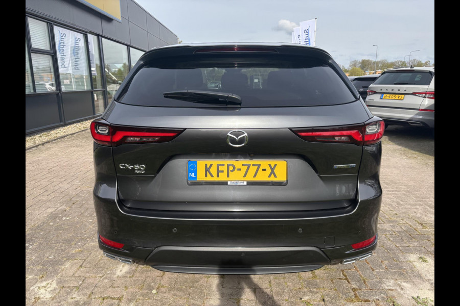 Mazda CX-60 2.5 e-SkyActiv PHEV Takumi | Panoramadak / Kanteldak (Glas) |  360 graden camera | Achteruitrijcamera | Stoelverwarming |  Adaptieve Cruise Control