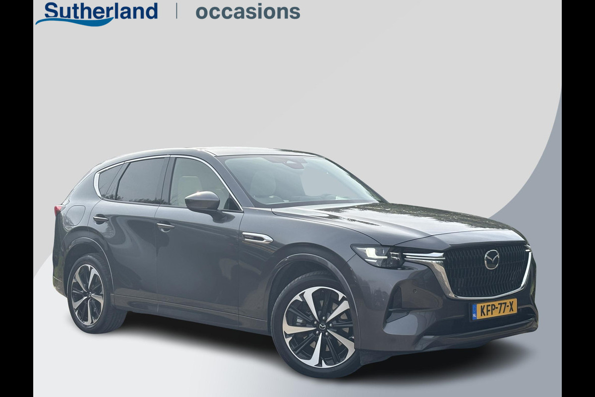 Mazda CX-60 2.5 e-SkyActiv PHEV Takumi | Panoramadak / Kanteldak (Glas) |  360 graden camera | Achteruitrijcamera | Stoelverwarming |  Adaptieve Cruise Control