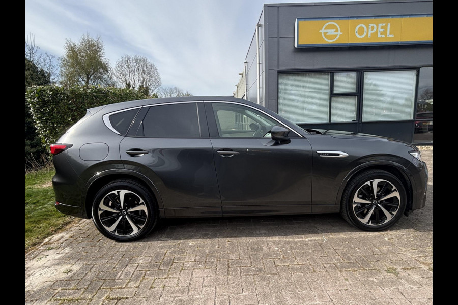 Mazda CX-60 2.5 e-SkyActiv PHEV Takumi | Panoramadak / Kanteldak (Glas) |  360 graden camera | Achteruitrijcamera | Stoelverwarming |  Adaptieve Cruise Control