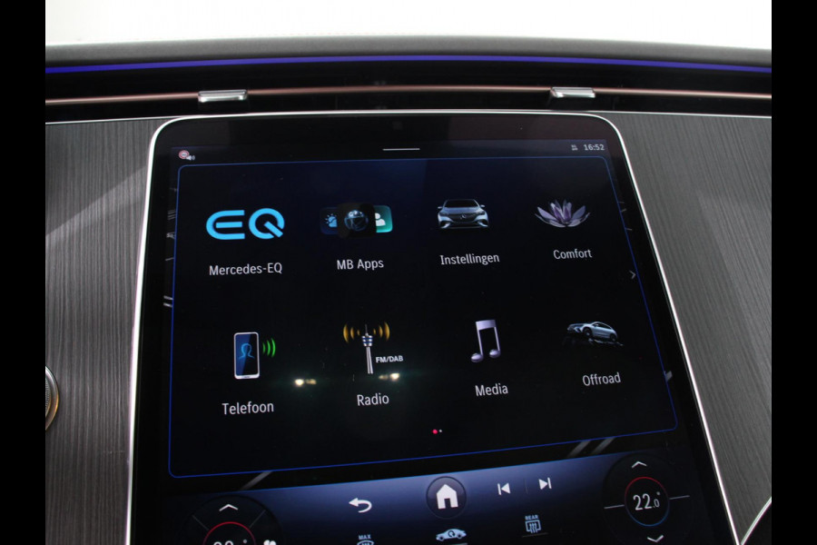Mercedes-Benz EQE SUV 350 SUV AMG Line Advanced Plus Climate control Adaptieve cruise control Parkeersensoren Achteruitrijcamera Sfeerverlichting Stoelverwarming Keyless LED Navigatie