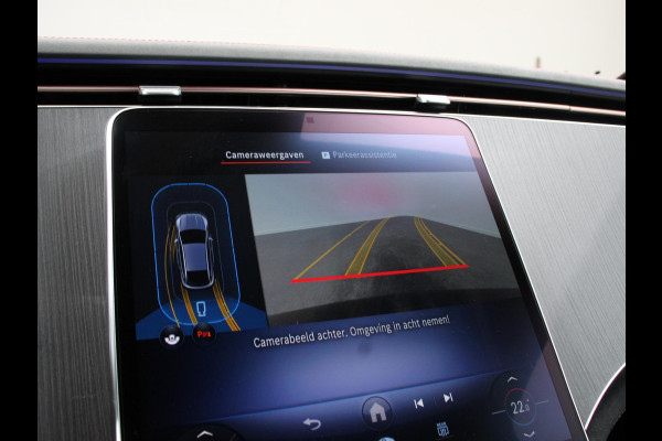 Mercedes-Benz EQE SUV 350 SUV AMG Line Advanced Plus Climate control Adaptieve cruise control Parkeersensoren Achteruitrijcamera Sfeerverlichting Stoelverwarming Keyless LED Navigatie