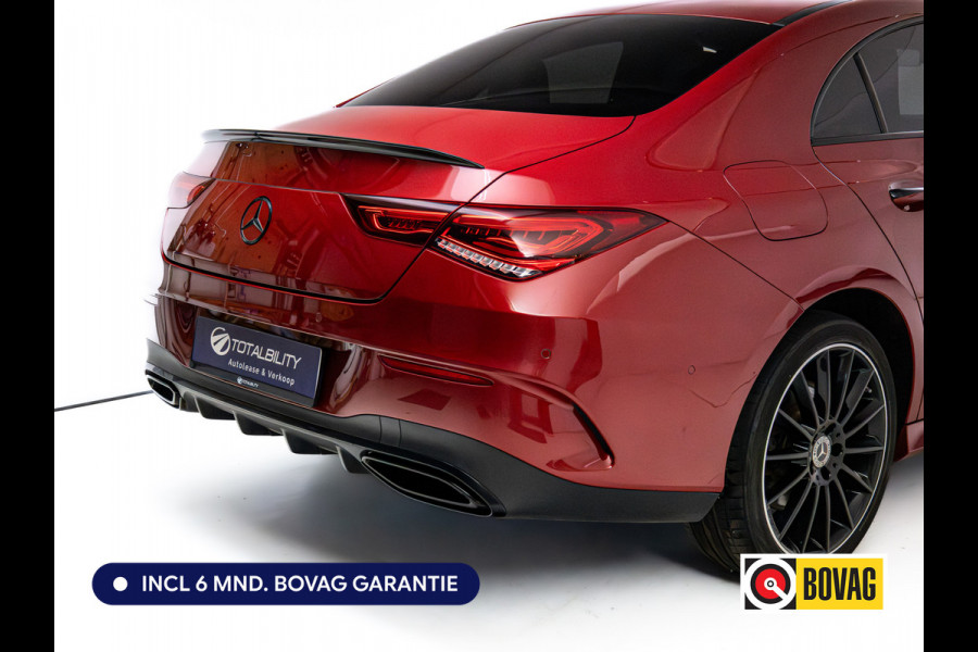 Mercedes-Benz CLA-Klasse 250 e AMG Nightpack Edition one | Panoramadak | Multibeam Led | Elec stoelen met memory | 19"LMV | Focal Audio, 360 Camera, Sfeerverlichting, Stoelverwarming, Naviagtie, App. connect