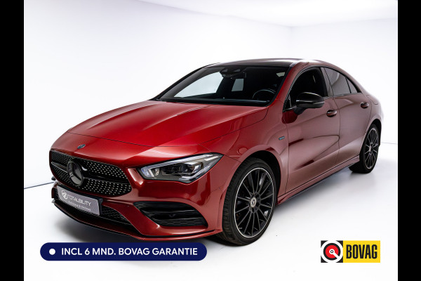 Mercedes-Benz CLA-Klasse 250 e AMG Nightpack Edition one | Panoramadak | Multibeam Led | Elec stoelen met memory | 19"LMV | Focal Audio, 360 Camera, Sfeerverlichting, Stoelverwarming, Naviagtie, App. connect