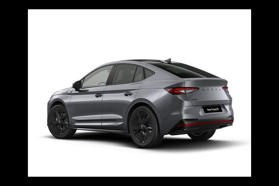 Škoda Enyaq Coupé 85X RS | 4x4 | panoramadak | Travel Assist | stoel- en stuurverwarming |