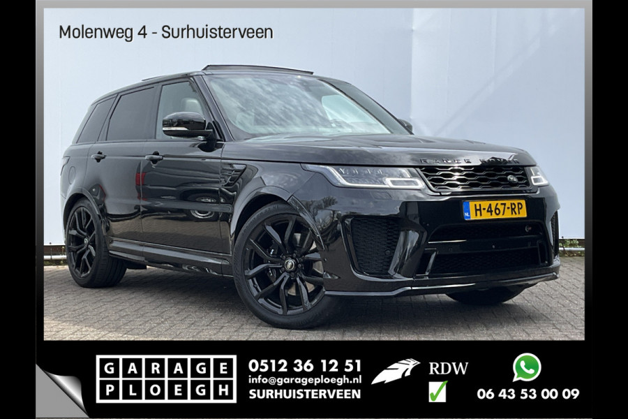 Land Rover Range Rover Sport 5.0 V8 SC SVR 575 Carbon Santorini Black 22" Full Package