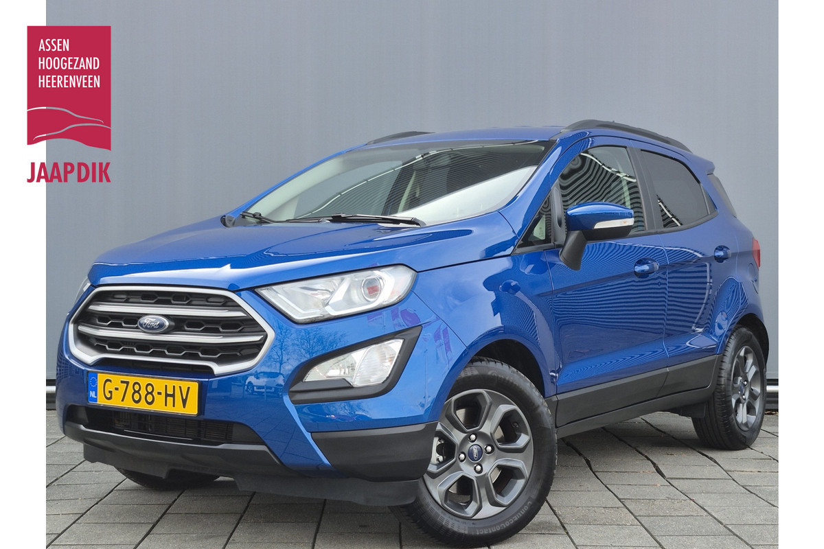 Ford EcoSport BWJ 2019 | 1.0T 126PK Trend Ultimate | TREKHAAK | CAMERA A | NAVIGATIE | AIRCO | PDC | CARPLAY | PRIVACY GLASS |