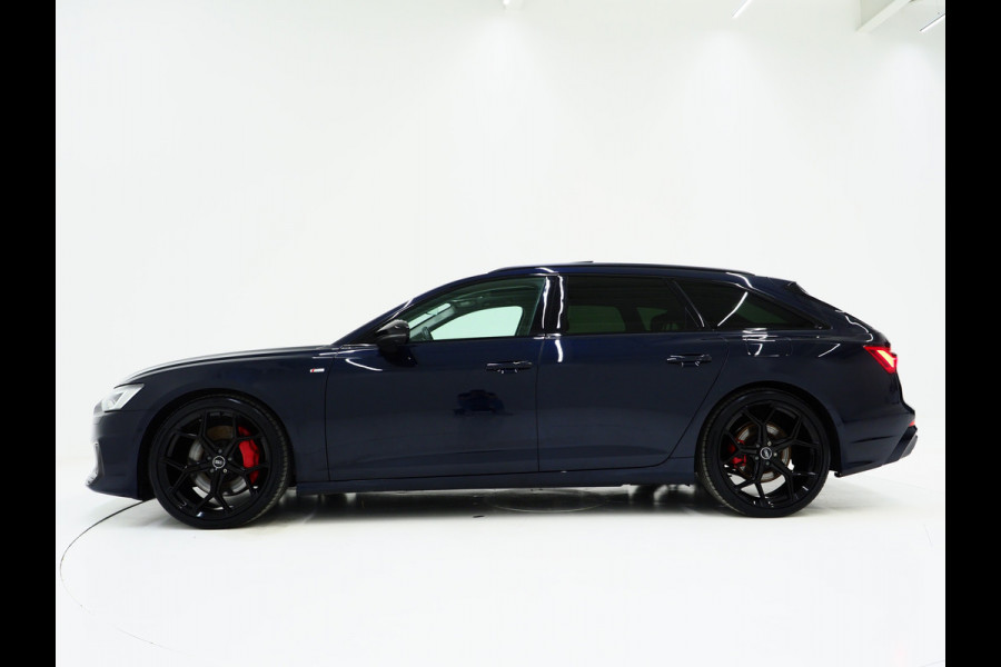 Audi A6 Avant 55 TFSI e quattro Full Black | Panoramadak | B&O Audio | Trekhaak | HUD | Leder | Keyless | Sfeerlicht | Carplay