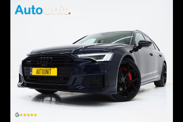 Audi A6 Avant 55 TFSI e quattro Full Black | Panoramadak | B&O Audio | Trekhaak | HUD | Leder | Keyless | Sfeerlicht | Carplay
