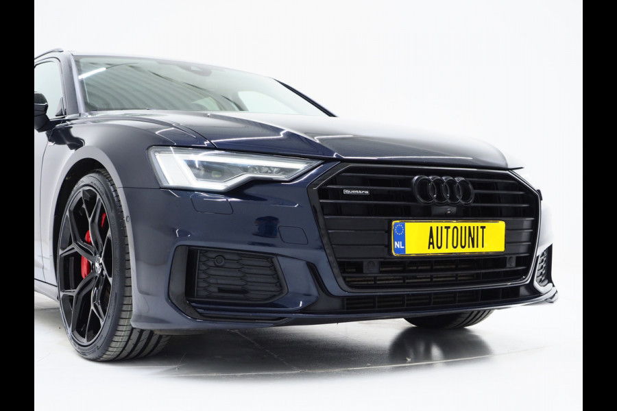 Audi A6 Avant 55 TFSI e quattro Full Black | Panoramadak | B&O Audio | Trekhaak | HUD | Leder | Keyless | Sfeerlicht | Carplay