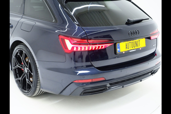 Audi A6 Avant 55 TFSI e quattro Full Black | Panoramadak | B&O Audio | Trekhaak | HUD | Leder | Keyless | Sfeerlicht | Carplay