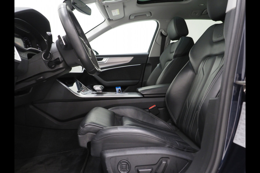 Audi A6 Avant 55 TFSI e quattro Full Black | Panoramadak | B&O Audio | Trekhaak | HUD | Leder | Keyless | Sfeerlicht | Carplay