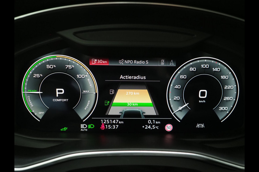 Audi A6 Avant 55 TFSI e quattro Full Black | Panoramadak | B&O Audio | Trekhaak | HUD | Leder | Keyless | Sfeerlicht | Carplay