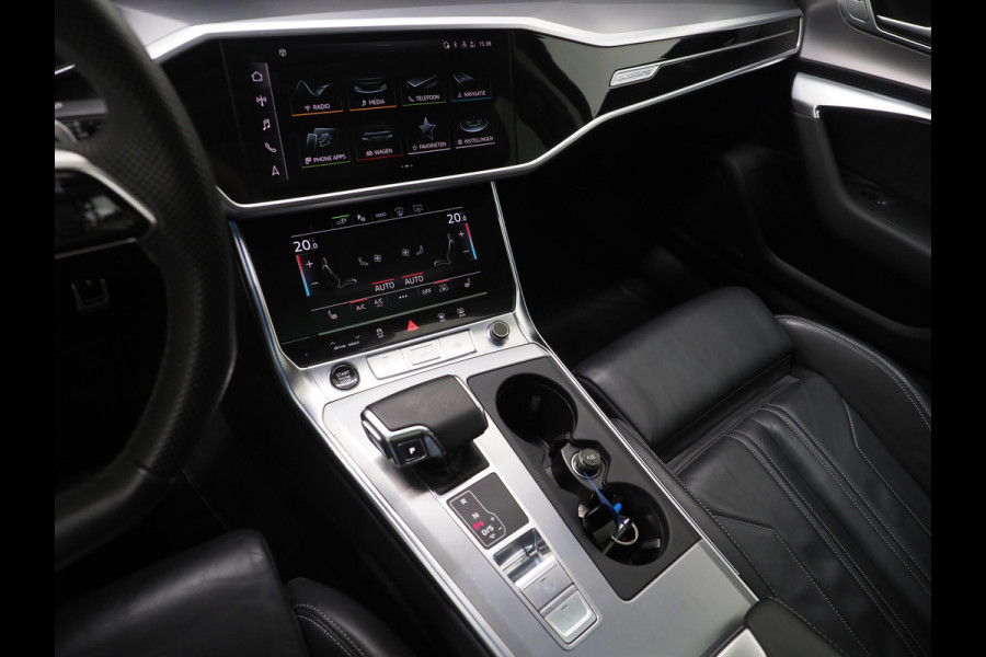 Audi A6 Avant 55 TFSI e quattro Full Black | Panoramadak | B&O Audio | Trekhaak | HUD | Leder | Keyless | Sfeerlicht | Carplay
