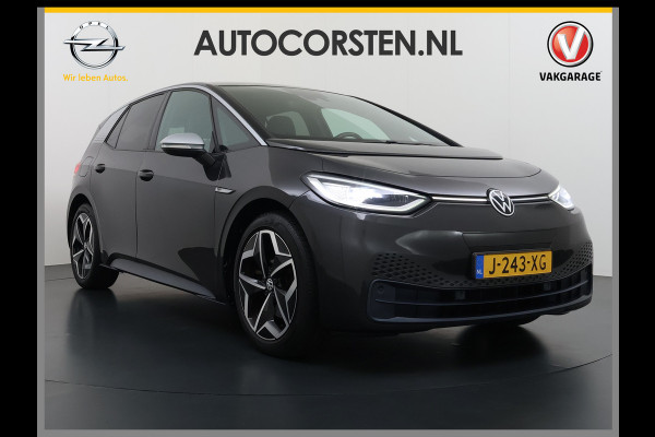 Volkswagen ID.3 First Plus 62kWh Trekhaak Navi-Pro Adap.Cruise Camera Matrix led 19" Ecc Apple Carplay Android Auto SOH 91% Stoel+Stuurverwarming Lmv Privacy Glas Keyless Rijstrooksensor Origineel Nederlandse Auto  € 44.000 nieuw!