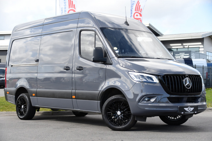 Mercedes-Benz Sprinter 319 V6 3.0 CDI L2H2 PB Edition Camera, Cruise, Carplay, 10,5'' Mbux, LED, Sensoren, 190pk, Uniek!  Automaat, Uniek!