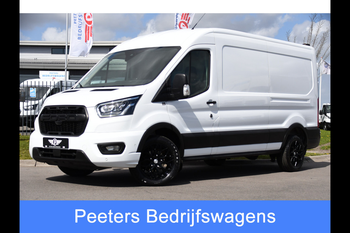 Ford Transit 350 2.0 TDCI L3H2 Limited RWD Adaptieve Cruise, Camera, Carplay, Xenon, 170pk, Automaat, Trekhaak, Navi, Uniek!