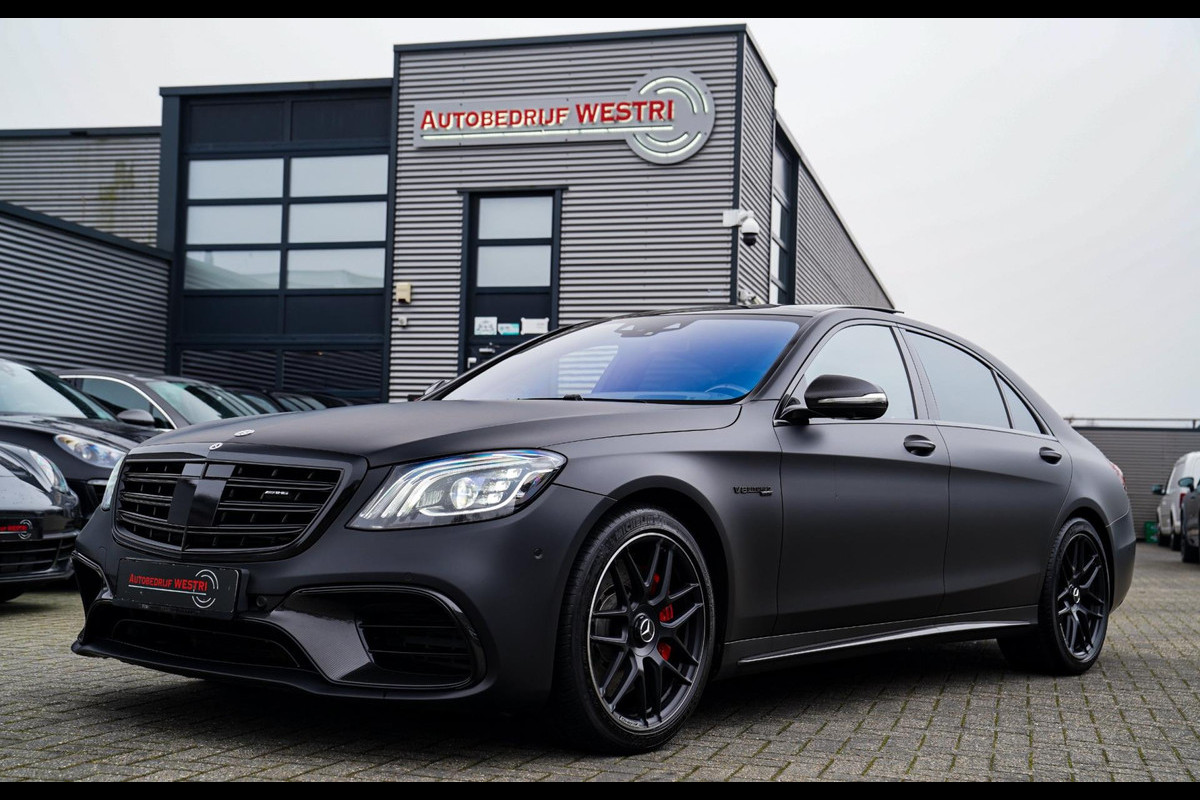Mercedes-Benz S-Klasse AMG 63 4Matic+ Lang Premium Plus | Burmester 3D | Panorama | Massage stoelen | Stoelkoeling | Carbon |