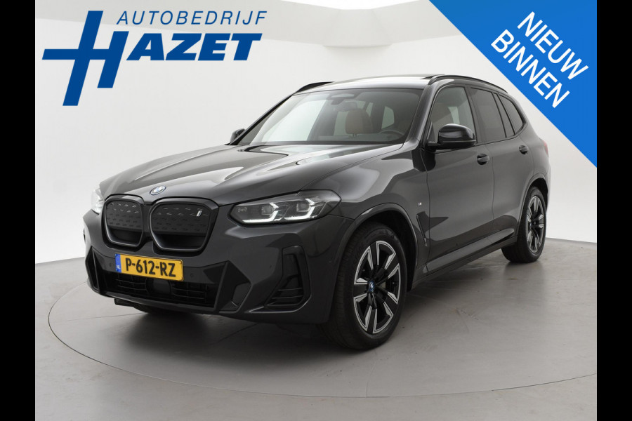 BMW iX3 80 kWh FACELIFT M-SPORT SOH 98,8% + TREKHAAK | SPORTSTOELEN LEDER | PANORAMA | ADAPTIVE CRUISE | MEMORY
