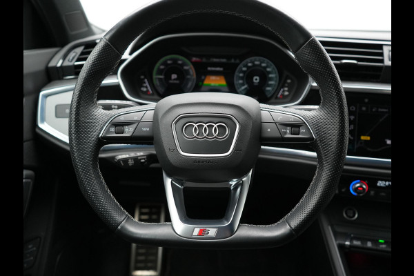 Audi Q3 45 TFSI e S edition PHEV 245pk Dealer O.H. | Adaptive Cruise | Camera | Matrix LED | Sonos Audio | Alcantara Sportstoelen Memory & Verwarmd | Sfeerverlichting | S Line Interieur | Keyless | Blis | Navigatie | DAB | Plug In Hybrid |